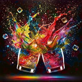 prost freude dynamik farbe von Armin Mumper