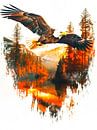 Weißkopfseeadler von Max Steinwald Miniaturansicht
