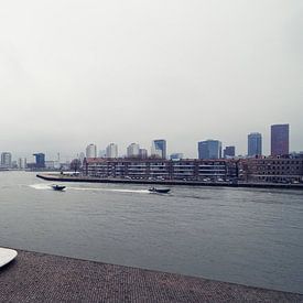 Rotterdam Regen von Bart van der Worp