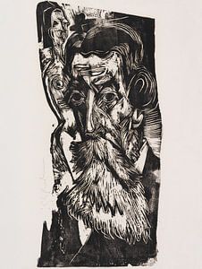 Kopf Ludwig Schames, ERNST LUDWIG KIRCHNER, 1918