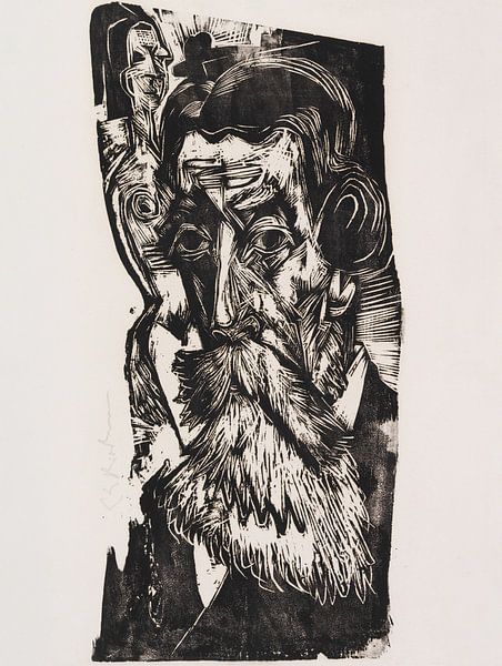 Chef Ludwig Schames, ERNST LUDWIG KIRCHNER, 1918 par Atelier Liesjes