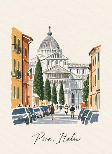 Street in Pisa, Italy