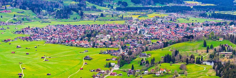 Panorama of Oberstdorf by Walter G. Allgöwer