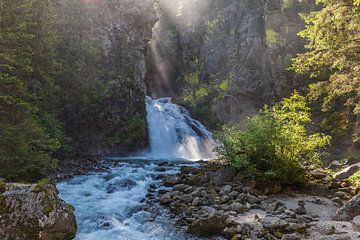 De Reinfälle in het Reintal, Tauferer Ahrntal, Zuid-Tirol van Christian Müringer
