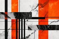Abstrakte Geometrie auf Marmor von Poster Art Shop Miniaturansicht