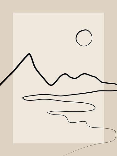 Minimalistischer Horizont