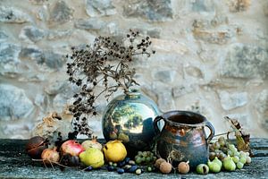 Stilleben mit Mobach-Vase