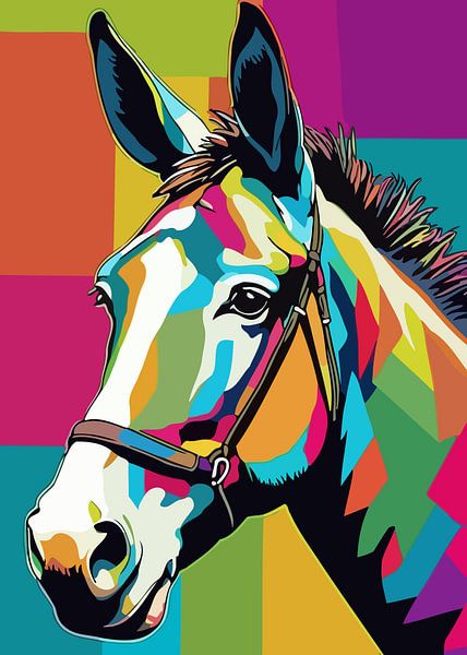 Donkey Pop Art by MIROKKU
