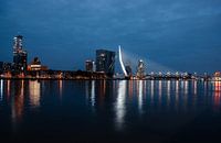 skyline Rotterdam met Erasmusbrug