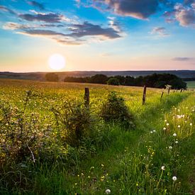 Coucher de soleil de rêve dans l'Eifel sur Rudmer Zwerver