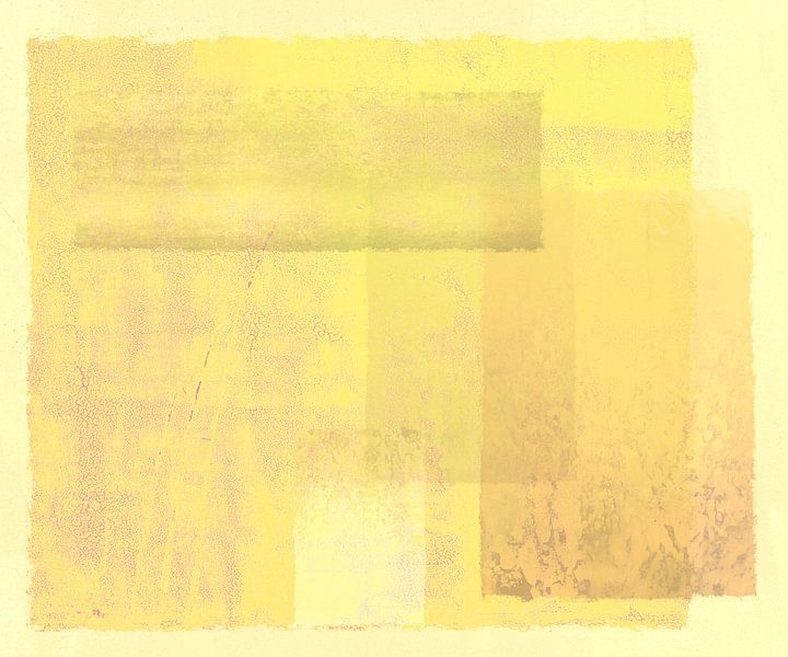 Color planes in shades of yellow, digital art by Rietje Bulthuis