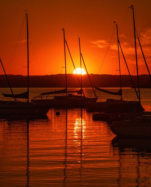 Sunset in Herrsching am Ammersee by Einhorn Fotografie