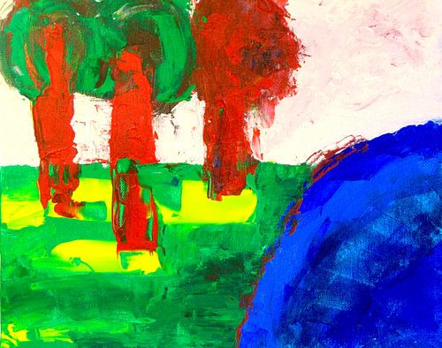 Bäume in Wassernähe