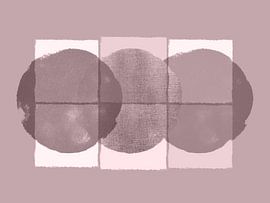 Scandinavian minimalism Warm Rose Monochrome by Mad Dog Art