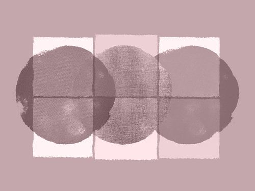 Scandinavisch minimalisme Warm roze monochroom