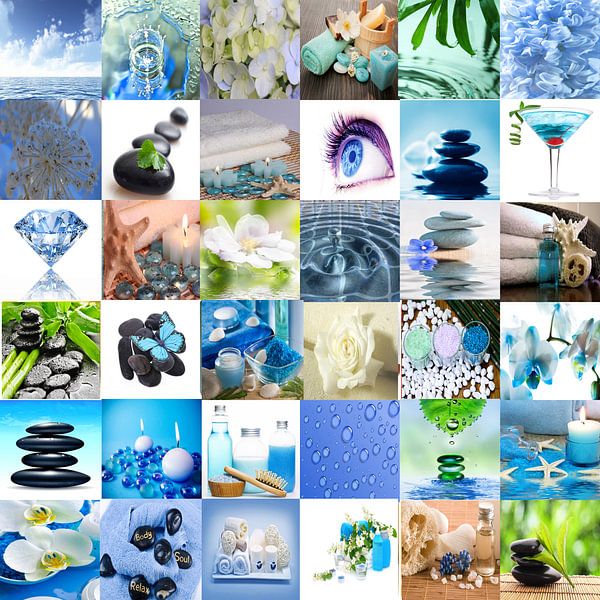 collage badkamer by Marja Hoebe