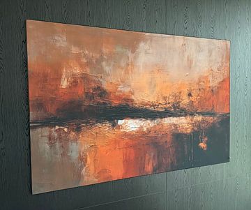 Klantfoto: Betoverend Abstract Aards Panorama van Maarten Knops
