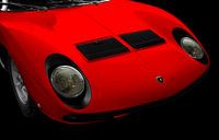 Lamborghini Miura in original red by aRi F. Huber thumbnail