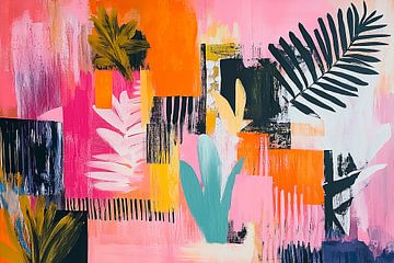 Tropische Collage van Bianca ter Riet