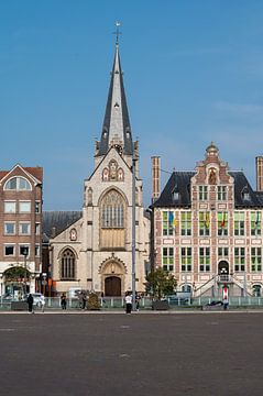 Sint-Niklaas, large market by Werner Lerooy