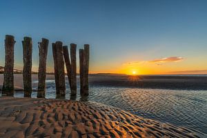 Coucher de soleil à la plage