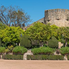 Garten mit antiker Architektur in der Nähe von Alcazar und der Mezdina von ChrisWillemsen