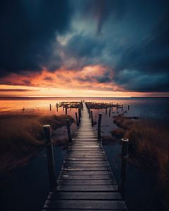 Sonnenuntergang auf Usedom