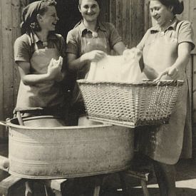 Laundrywomen, 1943 by Currently Past