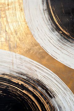 ABSTRACT KUNST Stroom van energie van Melanie Viola