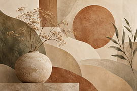 Botanical tranquillity in warm Japandi styles by Valleifoto | Rick van de Kraats