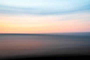 Sonnenuntergang Wattenmeer von Paul Faber