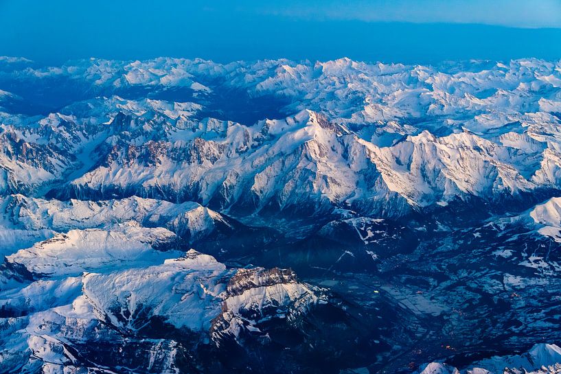 Le Mont Blanc au crépuscule par Denis Feiner