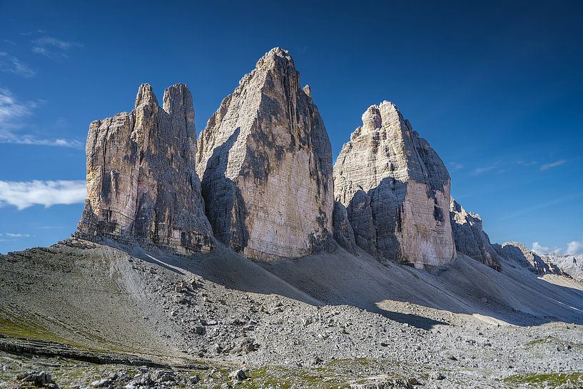 Tre Cime di Lavaredo in de Dolomieten van Willem Hoogsteen