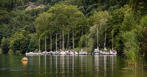 Voiliers sur le lac Caldonazzo