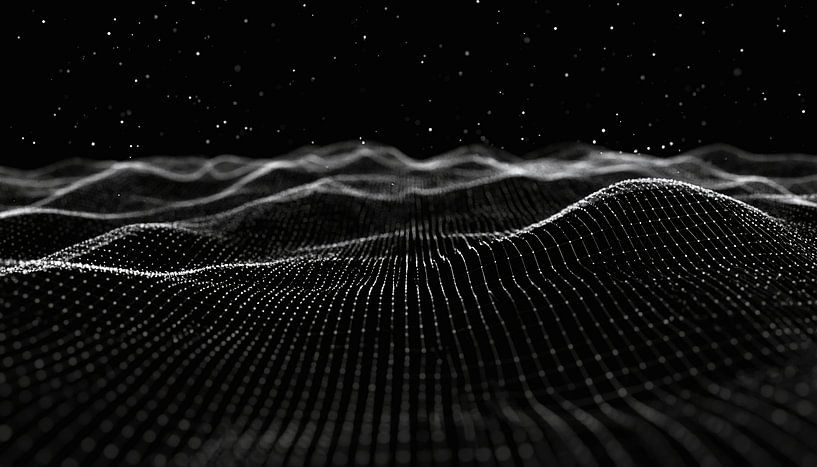Technologie Partikelnetz Hintergrund von Mustafa Kurnaz