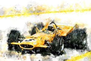Bruce McLaren 1969 von Theodor Decker