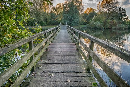 Houten loopbrug