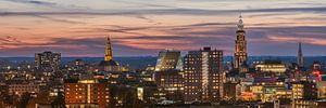Panorama der Skyline von Groningen