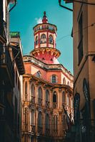 Colourful architecture in Palma de Mallorca - Modernist city palace