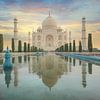 Taj Mahal - Inde sur Rene van Heerdt