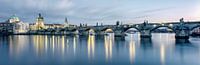 Charles Bridge Panorama, Czech Republic