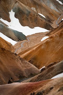 Landmannalaugar in IJsland van Karlijn Meulman