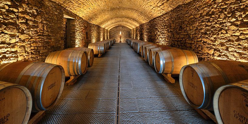 Wine cellar in Tuscany by Markus Lange