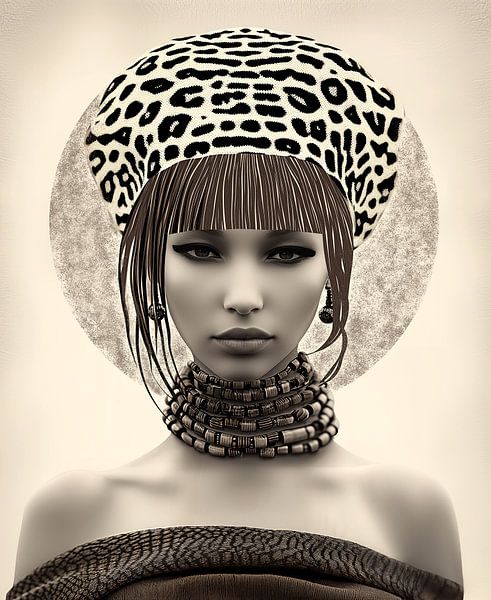 African woman by Bianca ter Riet
