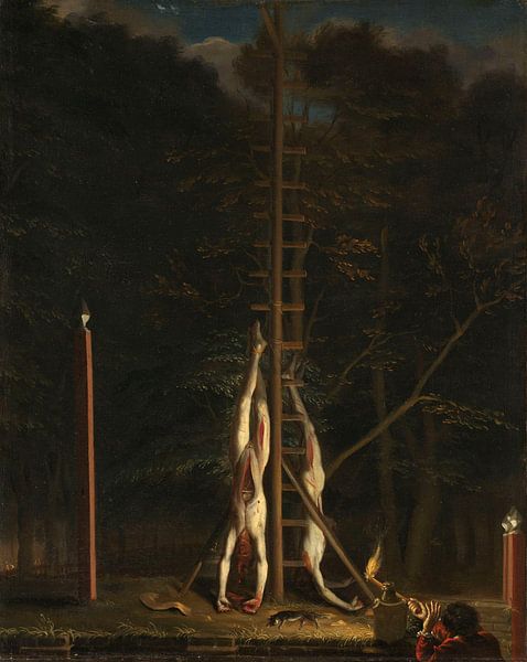 The Corpses of the De Witt Brothers, Jan de Baen (attributed to) by Masterful Masters
