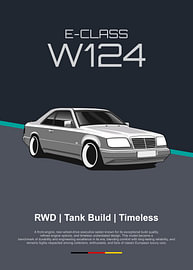 Mercedes-Benz E-Class W124 by Kaminarirace