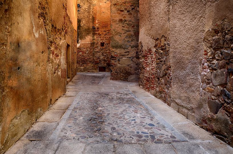Mittelalterliche Gasse in Caceres Extremadura Spanien von Iris Heuer