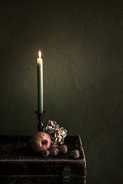 still life with candle