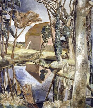 Oxenbridge-Teich, Paul Nash - 1927