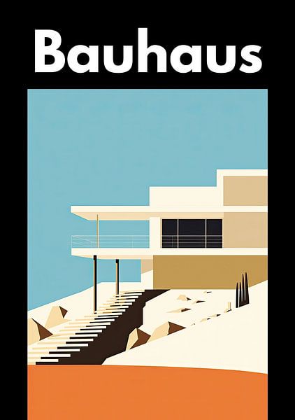 Bauhaus Poster Bauhaus Art Print by Niklas Maximilian
